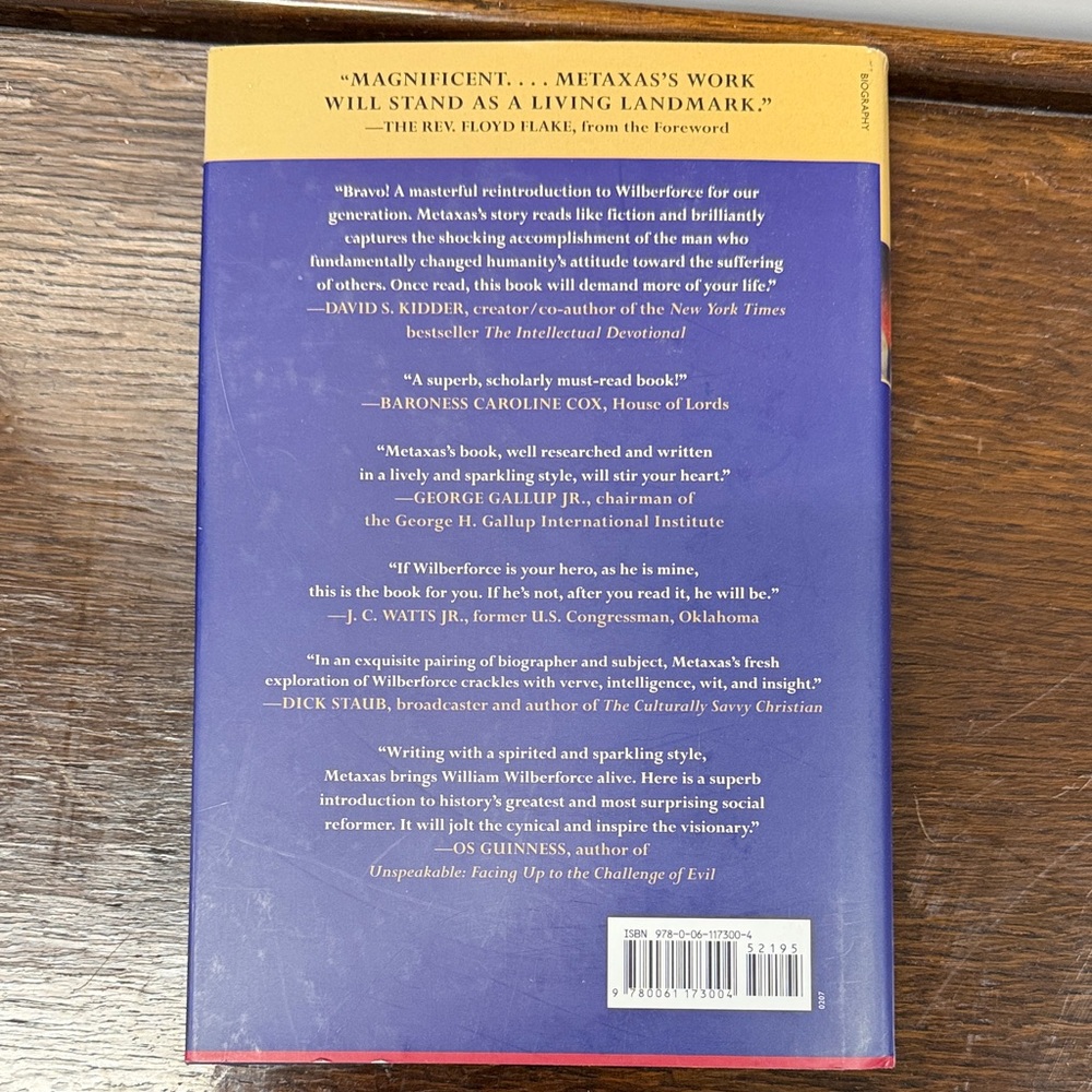 Harper Amazing Grace Book Cover - Blue and Red - Picture 4 of 4